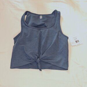New Beyond Yoga Active Tank Top - Blue Knotted Front - Size M